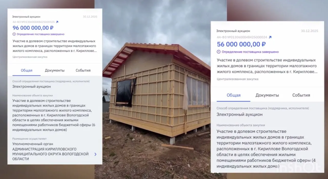 На экономическом форуме предложили распространить практику массового возведения типовых деревянных домов для расселения льготных категорий — врачей, учителей, многодетных семей и семей участников СВО. Средняя стоимость одного дома — 15,2 млн рублей; неясно, устранены ли ранее выявленные дефекты и подключён ли газ.